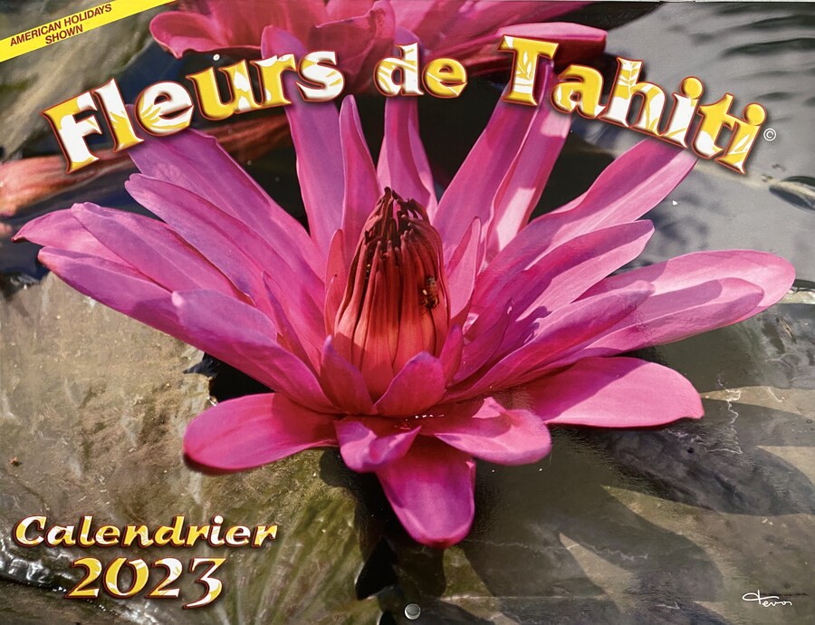 Calendrier 2023 - Fleurs de Tahiti