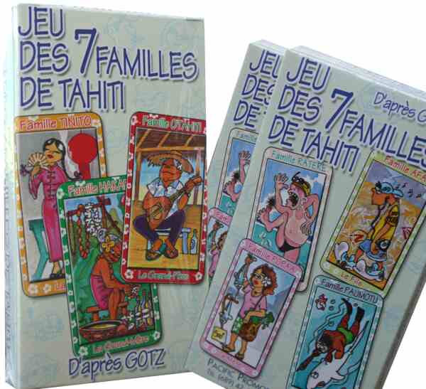 Jeu des 7 familles de Tahiti - Pacific Promotion