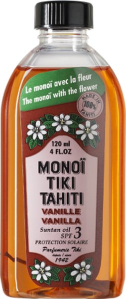Monoi de Tahiti Bronzant 120ml - Vanille