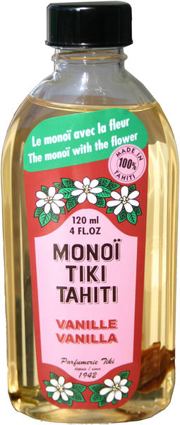 Monoi Tahiti Vanille tahitienne avec fleur de Tiaré - 120ml