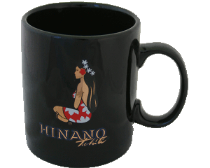 Mug Hinano Tahiti - Schwarz