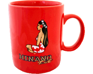 Tazza Hinano Tahiti - Rosso