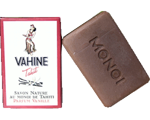 Savon Monoi parfum Vanille de Tahiti - Vahine