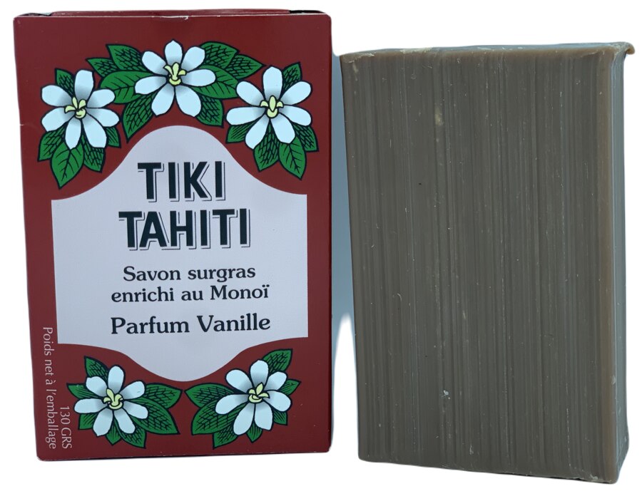 Monoi Tahiti Vanilla fragrance Bar Soap - Tiki