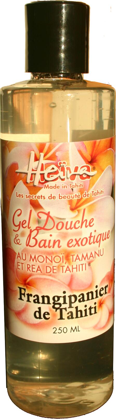 Gel Douche au Monoï de Tahiti parfum Frangipanier 250ml